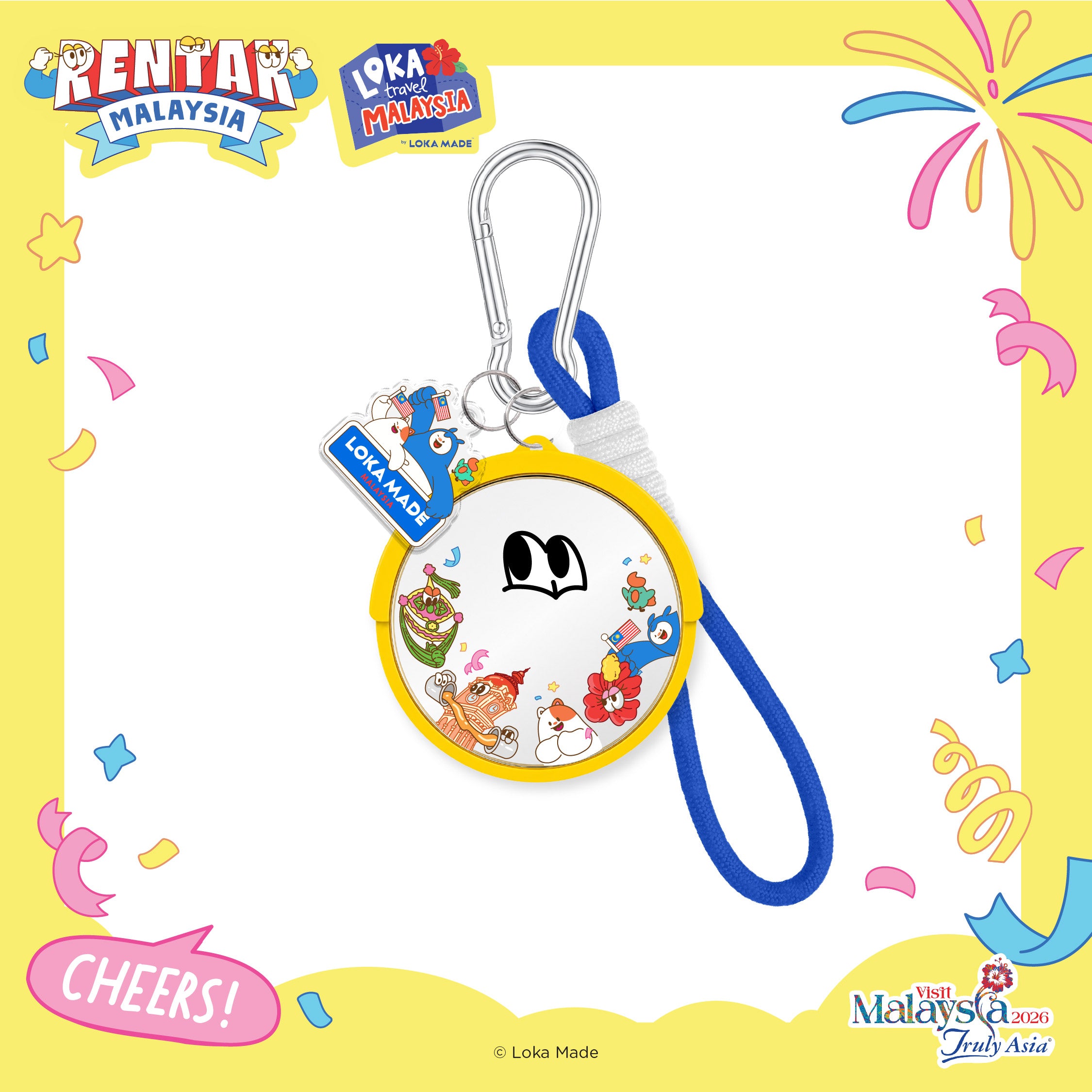 Rentak Malaysia - Mirror Keychain