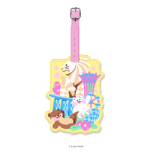 Load image into Gallery viewer, Travel Bersameow: Singapore - PU Leather Baggage Tag
