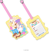Load image into Gallery viewer, Travel Bersameow: Singapore - PU Leather Baggage Tag
