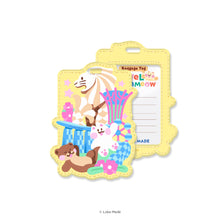 Load image into Gallery viewer, Travel Bersameow: Singapore - PU Leather Baggage Tag
