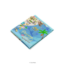 Load image into Gallery viewer, Doodle Land: Penang Island Map - Tea Towel
