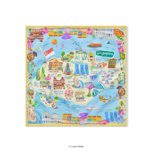 Load image into Gallery viewer, Doodle Land: Explore Singapore - Tea Towel
