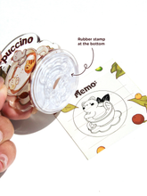 Load image into Gallery viewer, STB705 Coffeelogy Clip Stamp: Cat-puccino
