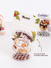 Load image into Gallery viewer, STB705 Coffeelogy Clip Stamp: Cat-puccino
