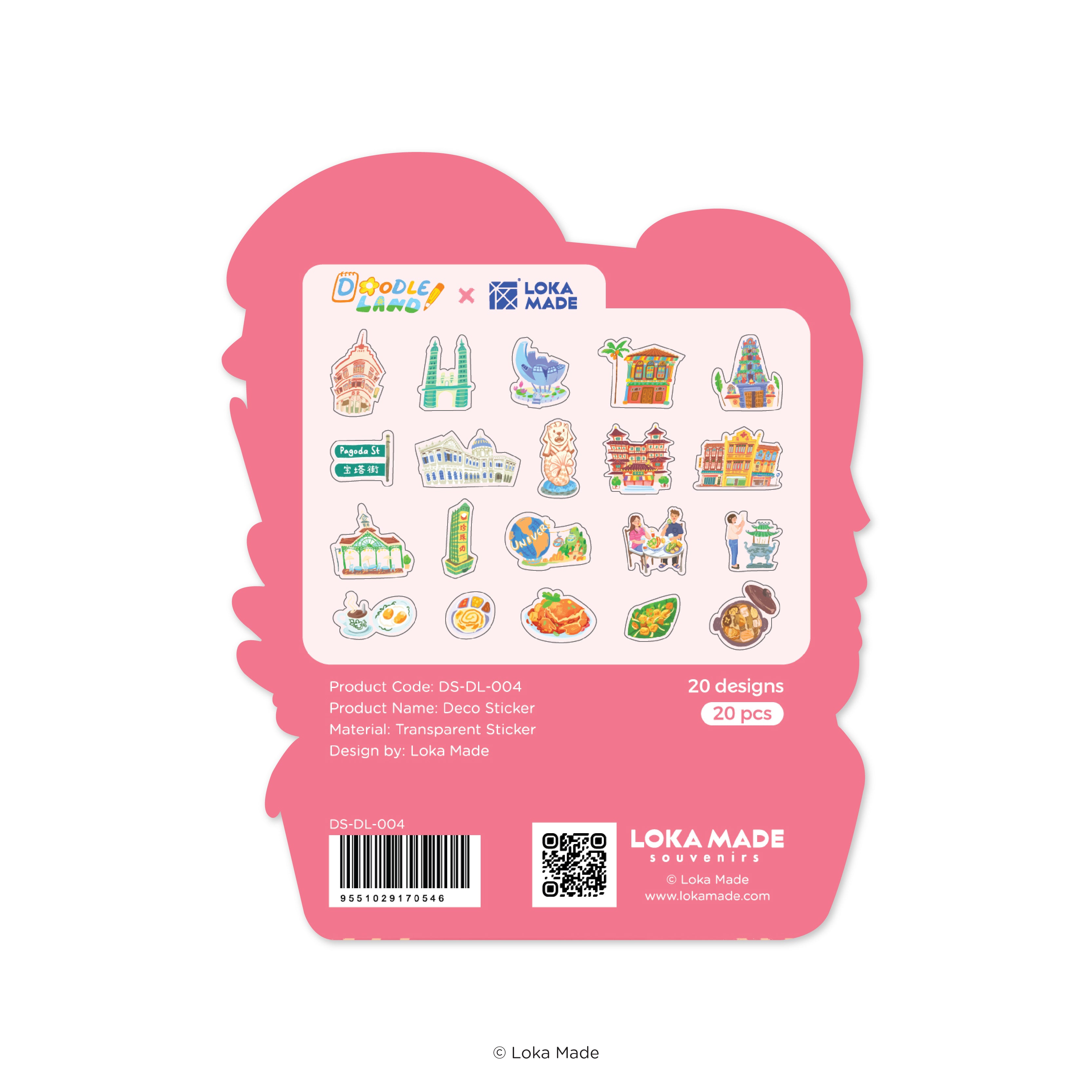 Doodle Land: Vibes On Singapore 2 - Deco Sticker