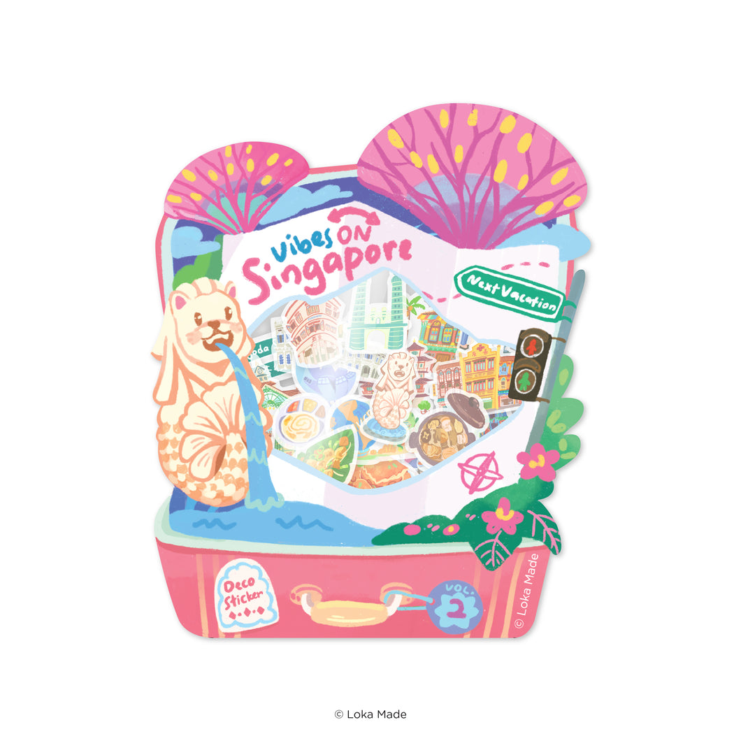 Doodle Land: Vibes On Singapore 2 - Deco Sticker