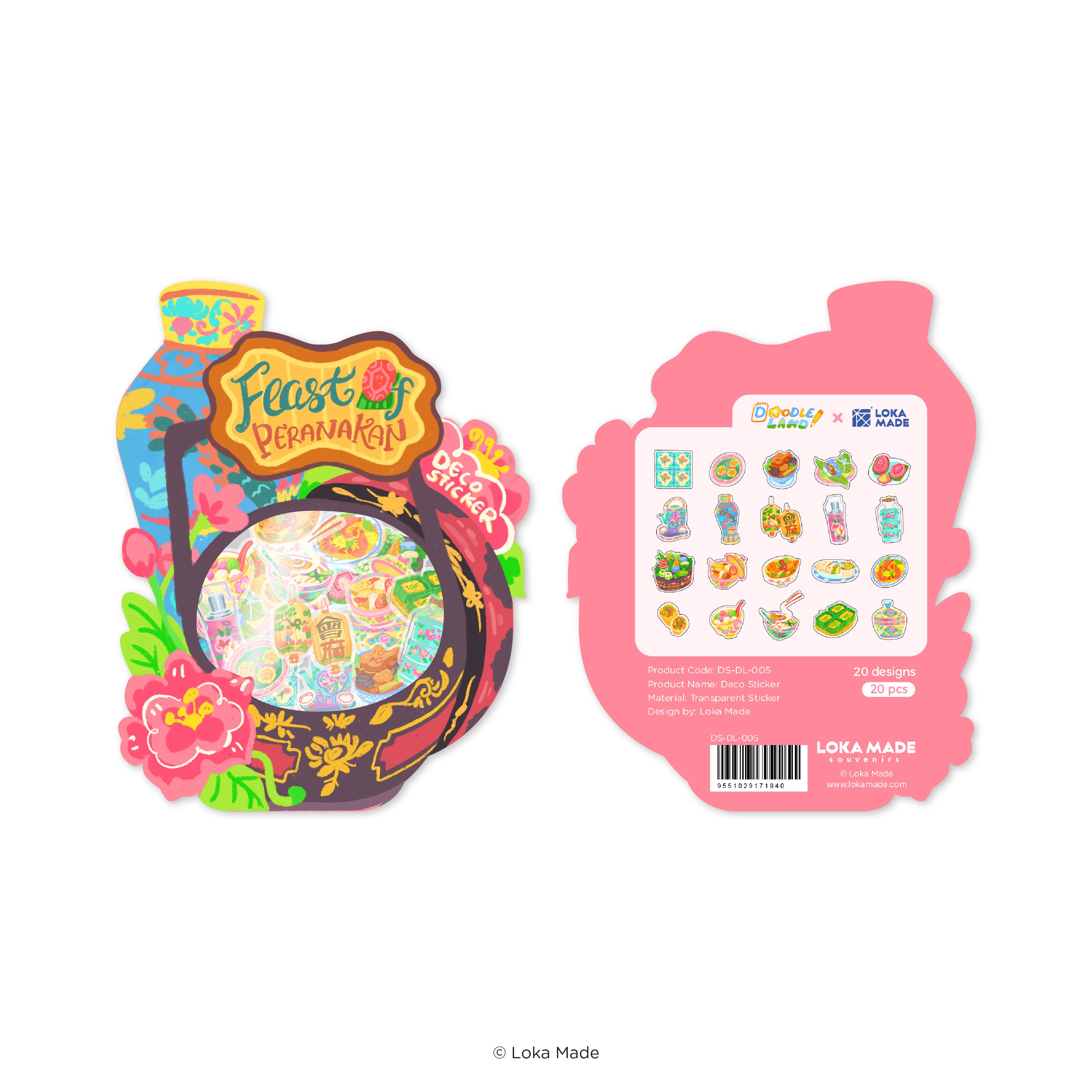 Doodle Land: Feast of Peranakan - Deco Sticker