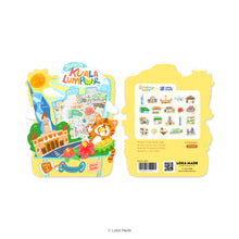 Load image into Gallery viewer, Doodle Land: Sunrise Kuala Lumpur - Deco Sticker
