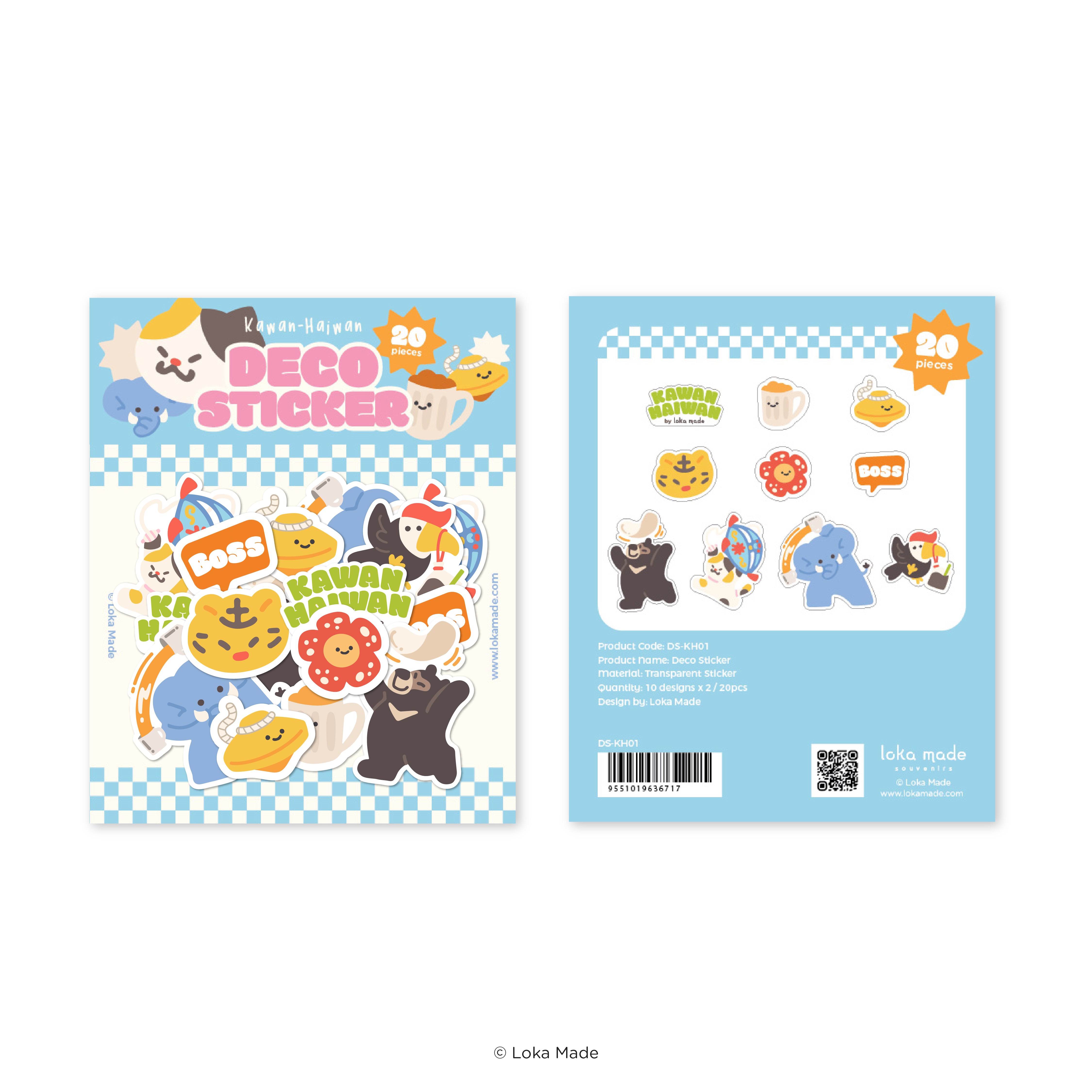 Kawan-Haiwan 'Blue-tiful Bonds' - Deco Sticker