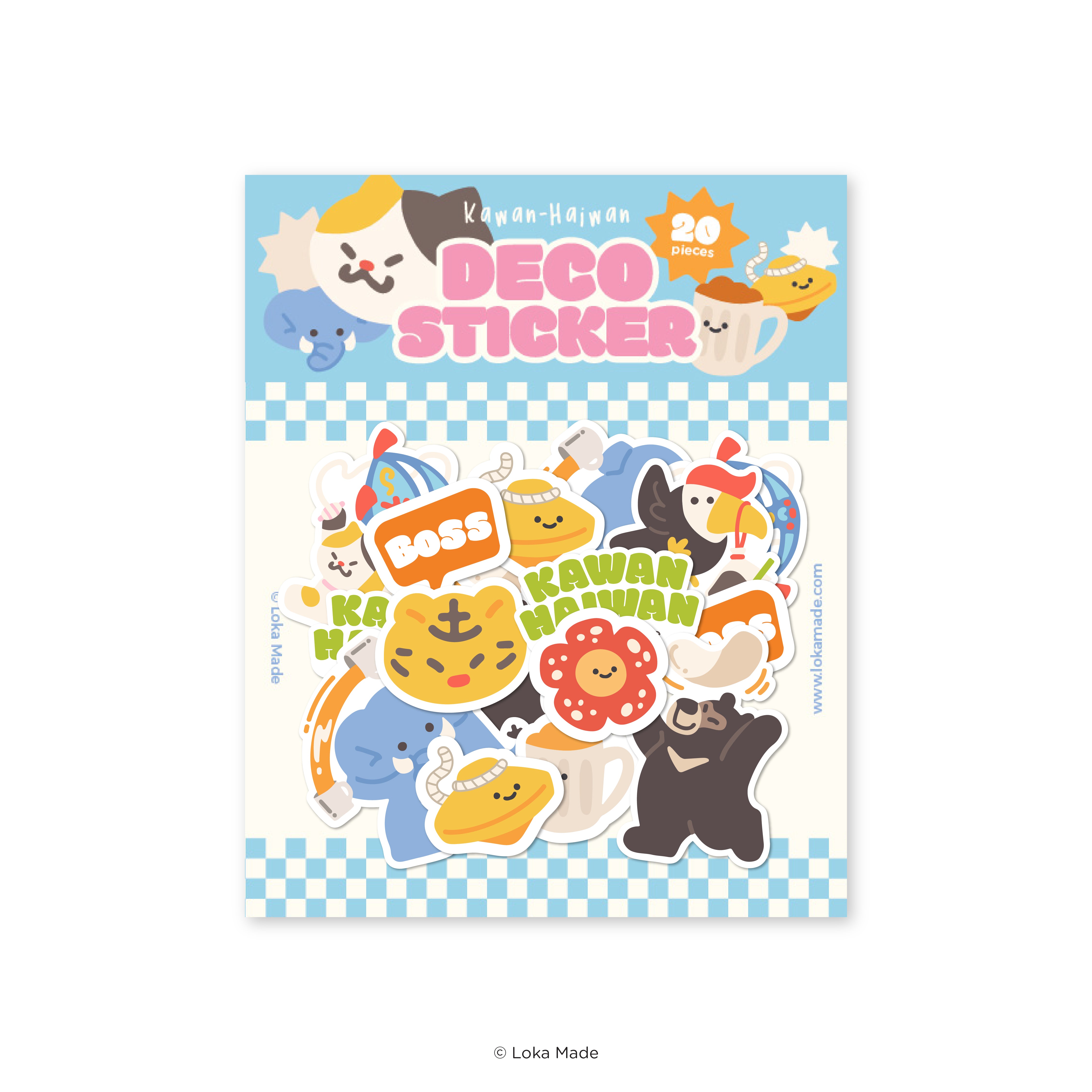 Kawan-Haiwan 'Blue-tiful Bonds' - Deco Sticker