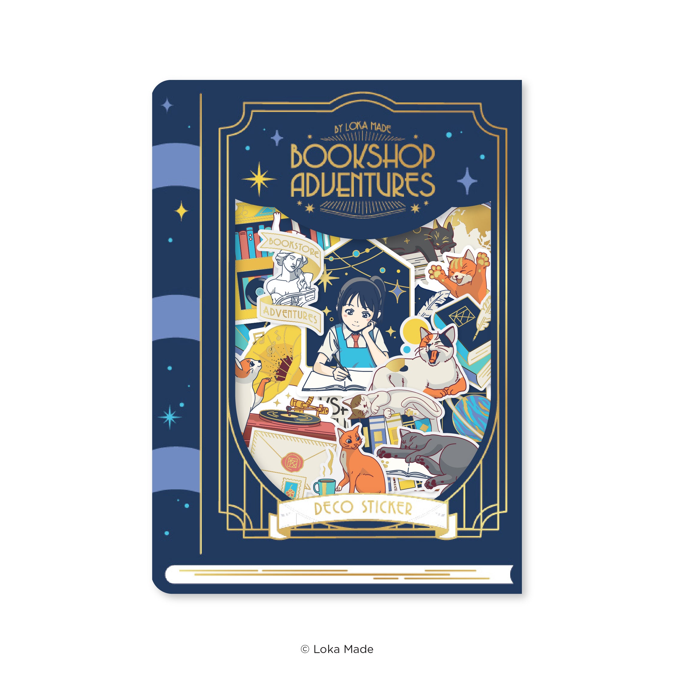 Bookshop Adventures 'Midnight Pages' - Deco Sticker