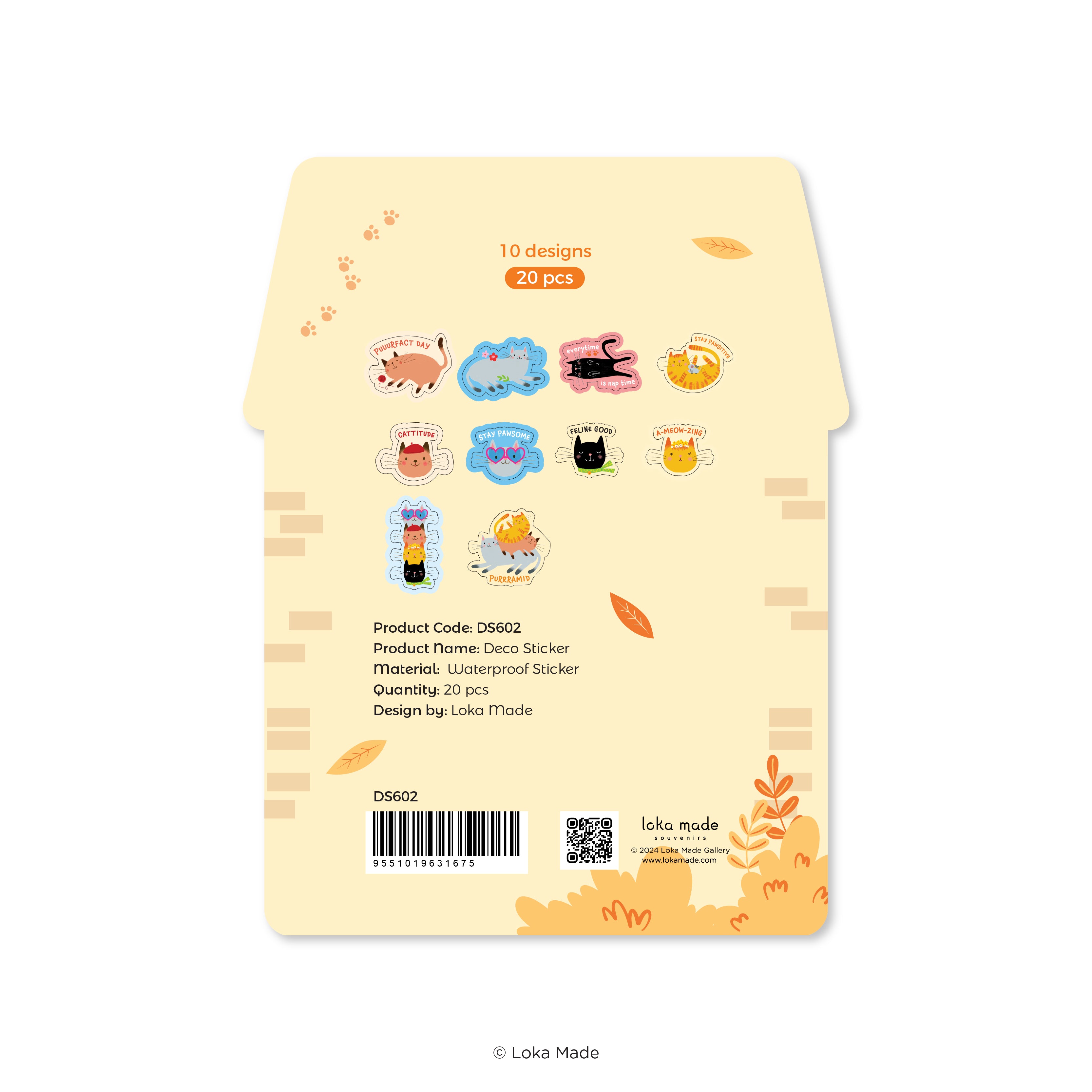 Ken Smiths x Loka Made 'It's Cozy Time' - Deco Sticker