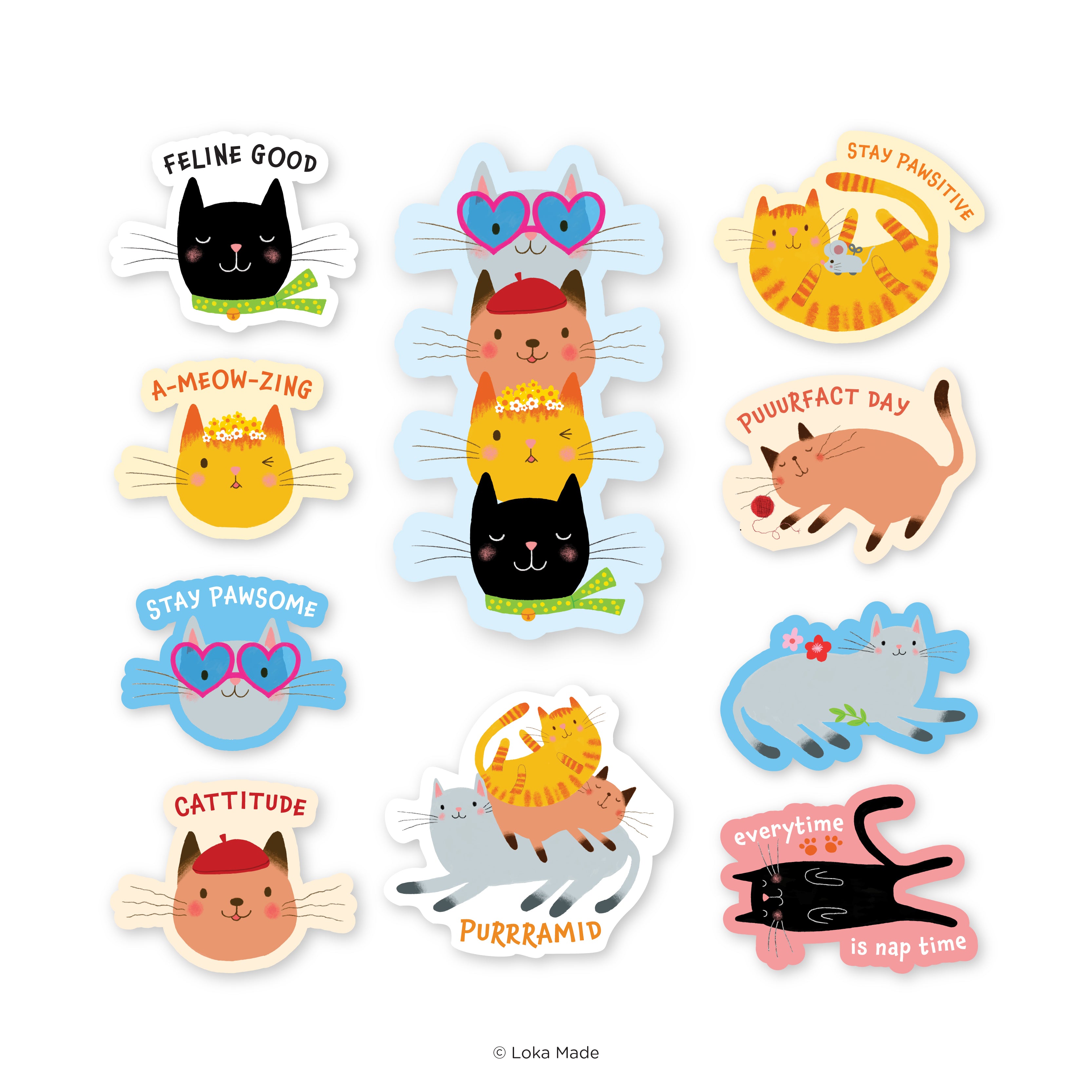 Ken Smiths x Loka Made 'It's Cozy Time' - Deco Sticker