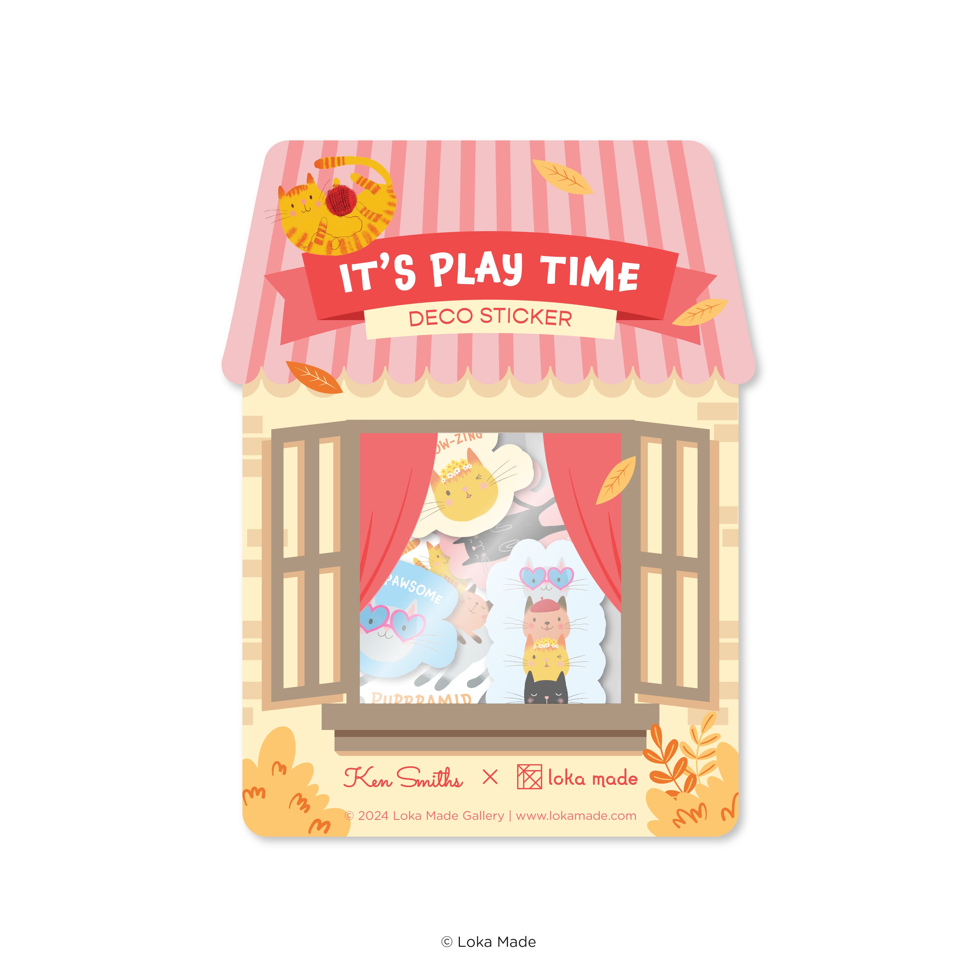 Ken Smiths x Loka Made 'It's Cozy Time' - Deco Sticker