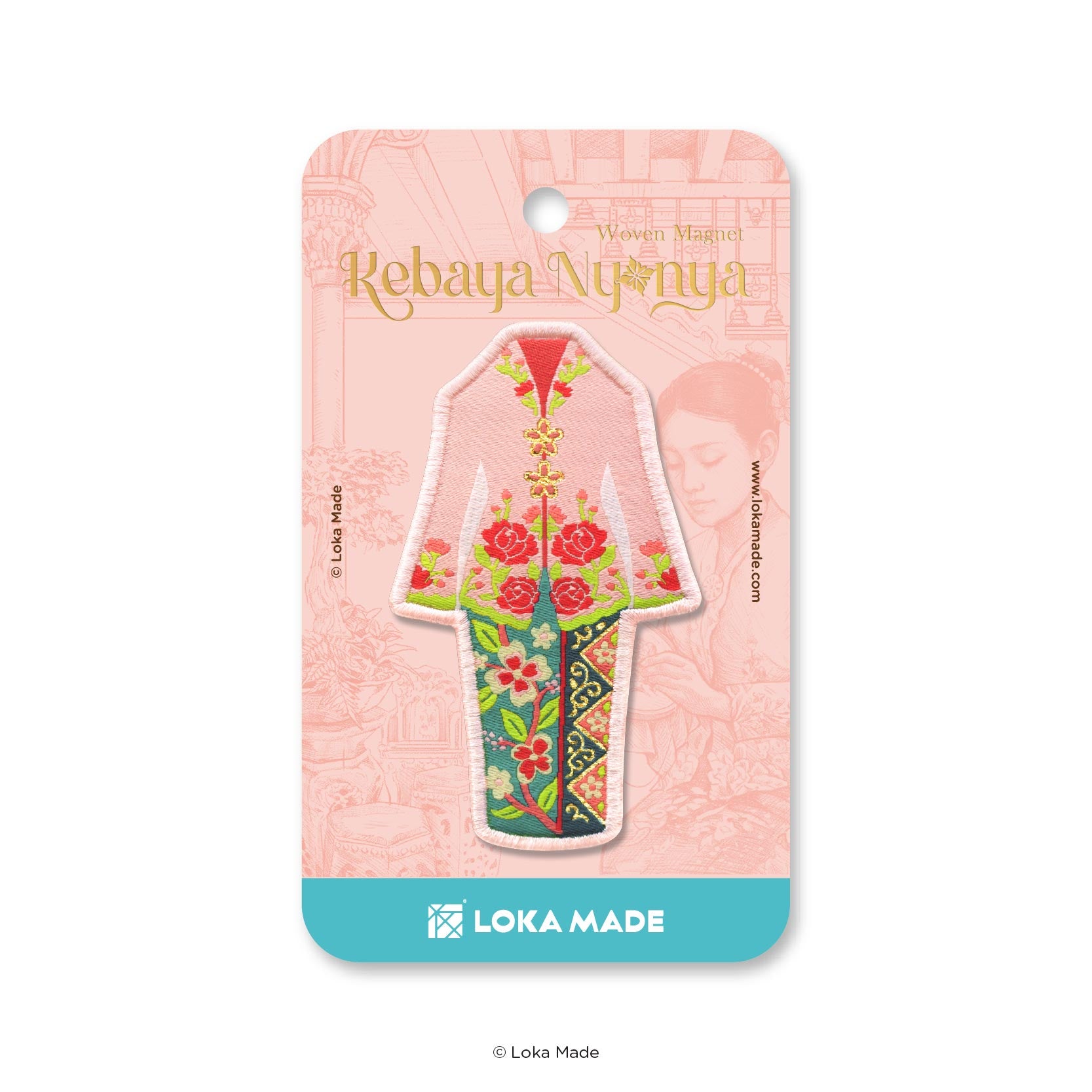 Kebaya Nyonya Sri Mawar - Embroidery Magnet