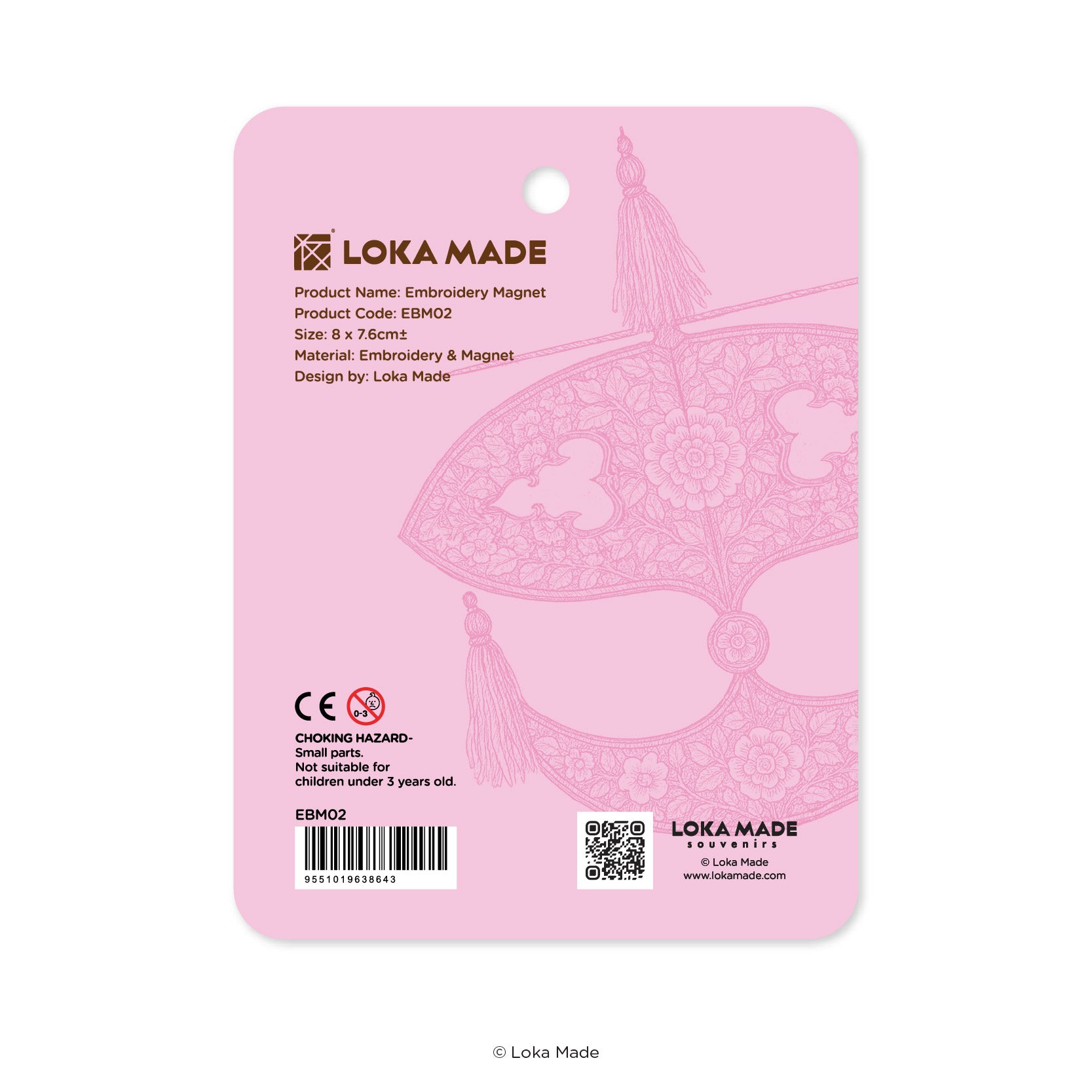 Wau Gemilang - Embroidery Magnet