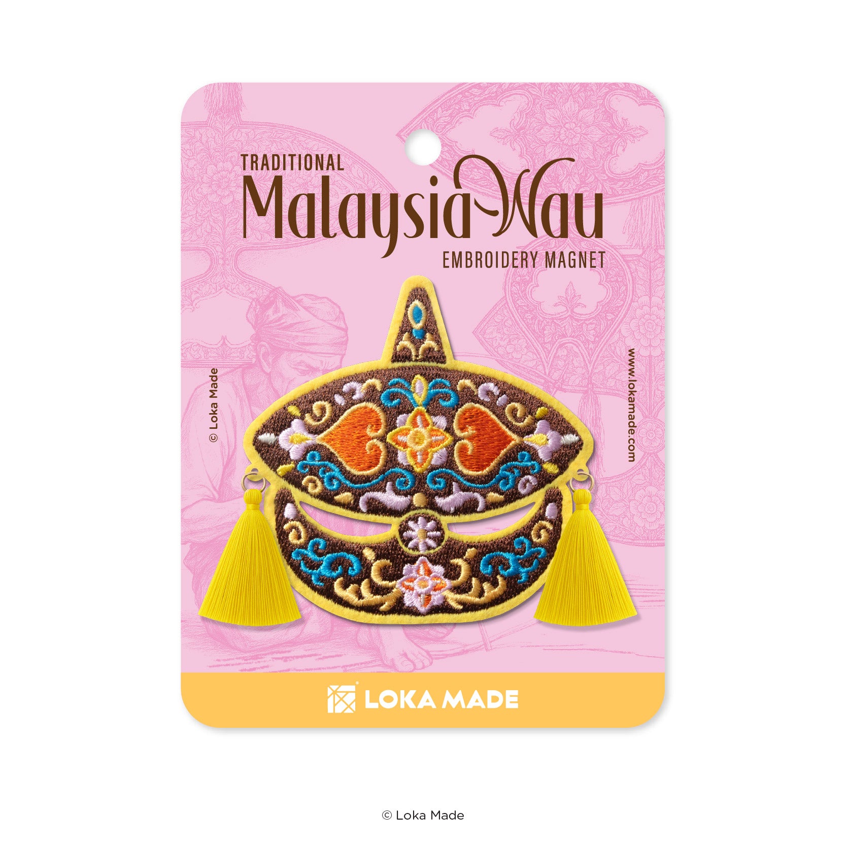 Wau Gemilang - Embroidery Magnet