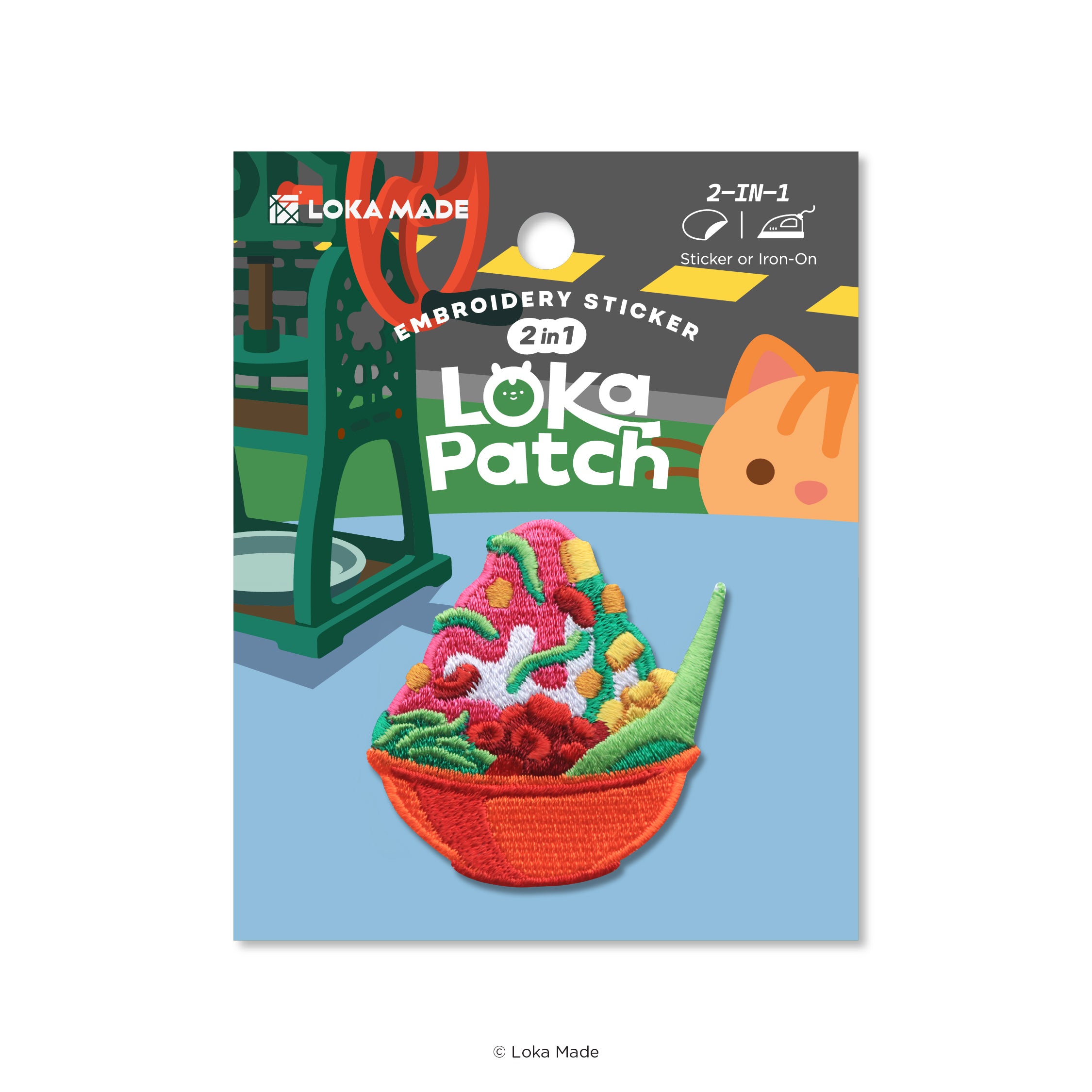 Loka Patch: Air Batu Campur - Embroidery Sticker