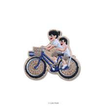 Load image into Gallery viewer, Loka Patch: Penang Bicycle Mural - Embroidery Sticker

