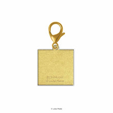 Load image into Gallery viewer, Peranakan Red Rose Tile - Enamel Charm
