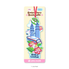 Load image into Gallery viewer, Travel Bersameow: Kuala Lumpur - Embroidery Bookmark
