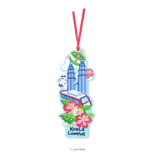 Load image into Gallery viewer, Travel Bersameow: Kuala Lumpur - Embroidery Bookmark
