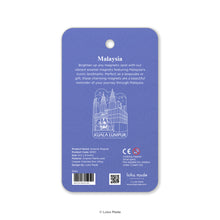Load image into Gallery viewer, Night View in Kuala Lumpur - Enamel Magnet
