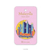 Enchanting Views of Malaysia - Enamel Magnet