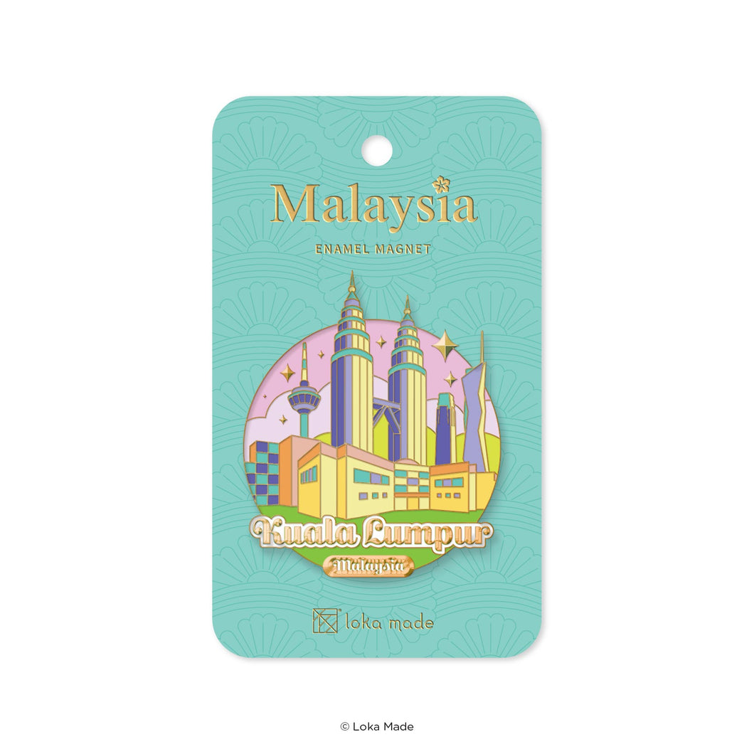 Loka Made Enamel Magnet - Starlit KL