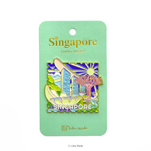 Load image into Gallery viewer, Singapore’s Golden Glimpses - Enamel Magnet
