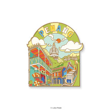 Load image into Gallery viewer, Golden Penang - Enamel Magnet
