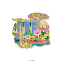 Load image into Gallery viewer, Petals of Singapore - Enamel Magnet
