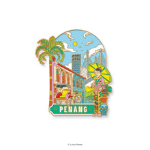 Load image into Gallery viewer, Penang Pastel - Enamel Magnet
