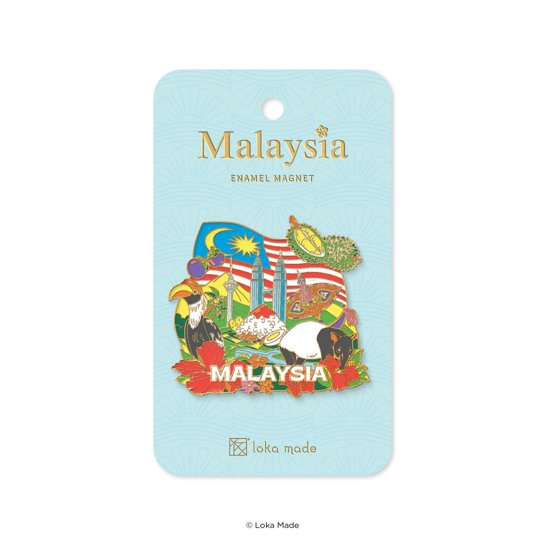 Flavours of Malaysia - Enamel Magnet