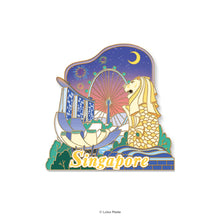 Load image into Gallery viewer, Sparkle Over Singapore - Enamel Magnet
