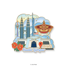 Load image into Gallery viewer, Shine Bright KL - Enamel Magnet
