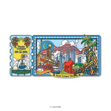 Load image into Gallery viewer, Ticket To Kuala Lumpur - Enamel Magnet
