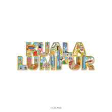 Load image into Gallery viewer, Mini Kuala Lumpur - Enamel Magnet
