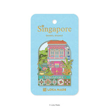 Load image into Gallery viewer, Singapore Heritage House - Enamel Magnet
