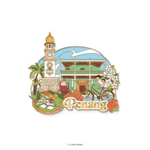 Load image into Gallery viewer, Penang Bliss - Enamel Magnet
