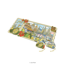 Load image into Gallery viewer, Ticket To Pulau Pinang - Interactive Enamel Magnet
