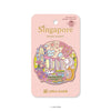 Scenery Of Singapore - Interactive Enamel Magnet