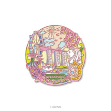 Load image into Gallery viewer, Scenery Of Singapore - Interactive Enamel Magnet
