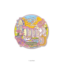 Load image into Gallery viewer, Scenery Of Singapore - Interactive Enamel Magnet

