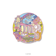 Load image into Gallery viewer, Scenery Of Singapore - Interactive Enamel Magnet
