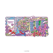 Load image into Gallery viewer, Ticket to Singapore — Travel Series - Interactive Enamel Magnet
