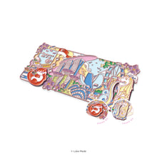 Load image into Gallery viewer, Ticket to Singapore — City Collection - Interactive Enamel Magnet
