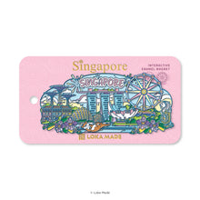 Load image into Gallery viewer, Skies Over Singapore - Interactive Enamel Magnet
