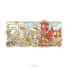 Load image into Gallery viewer, Ticket to Melaka- Nostalgia Trail - Interactive Enamel Magnet
