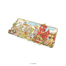 Load image into Gallery viewer, Ticket to Melaka- Nostalgia Trail - Interactive Enamel Magnet
